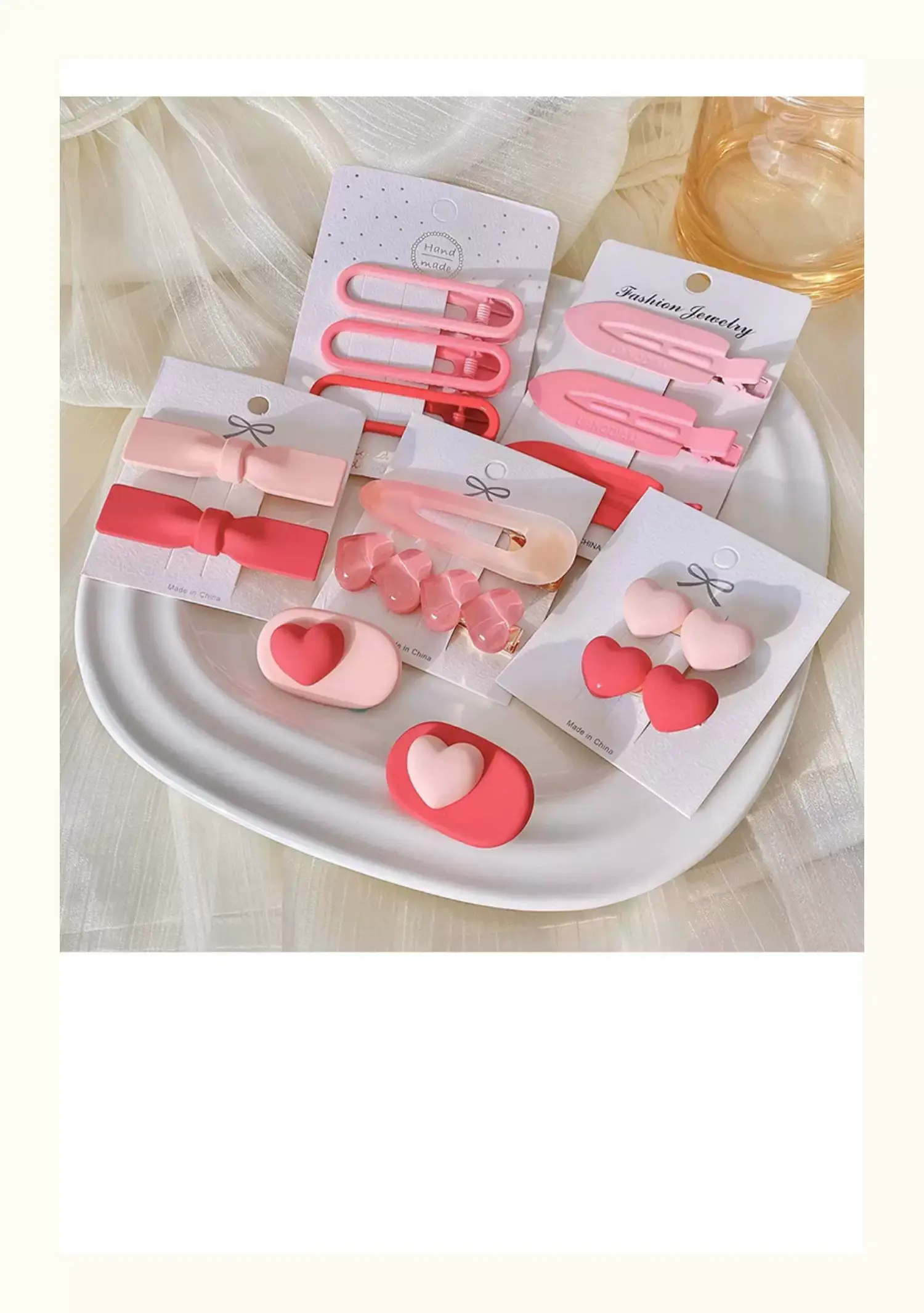 Pink Dopamine Hairpin for Girls Side Duckbill Clip — feature 17