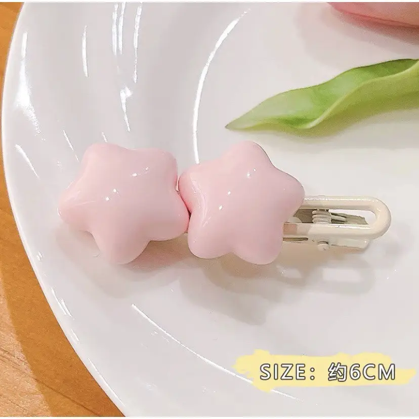 Pink Dopamine Hairpin for Girls Side Duckbill Clip - Image 9