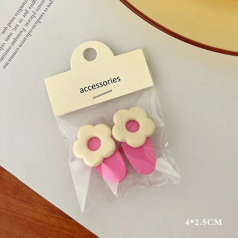 Pink Dopamine Hairpin for Girls Side Duckbill Clip - Image 12