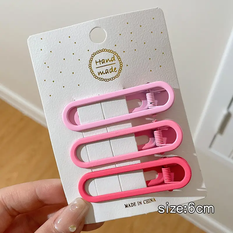 Pink Dopamine Hairpin for Girls Side Duckbill Clip - Image 24
