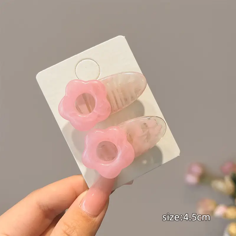 Pink Dopamine Hairpin for Girls Side Duckbill Clip - Image 32