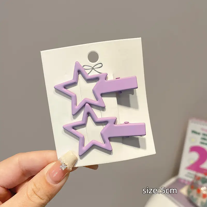 Pink Dopamine Hairpin for Girls Side Duckbill Clip - Image 34