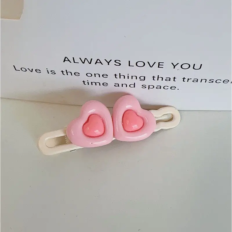 Pink Dopamine Hairpin for Girls Side Duckbill Clip - Image 45