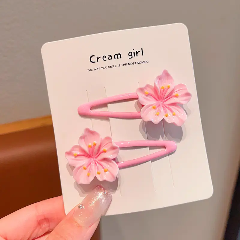 Pink Dopamine Hairpin for Girls Side Duckbill Clip - Image 54