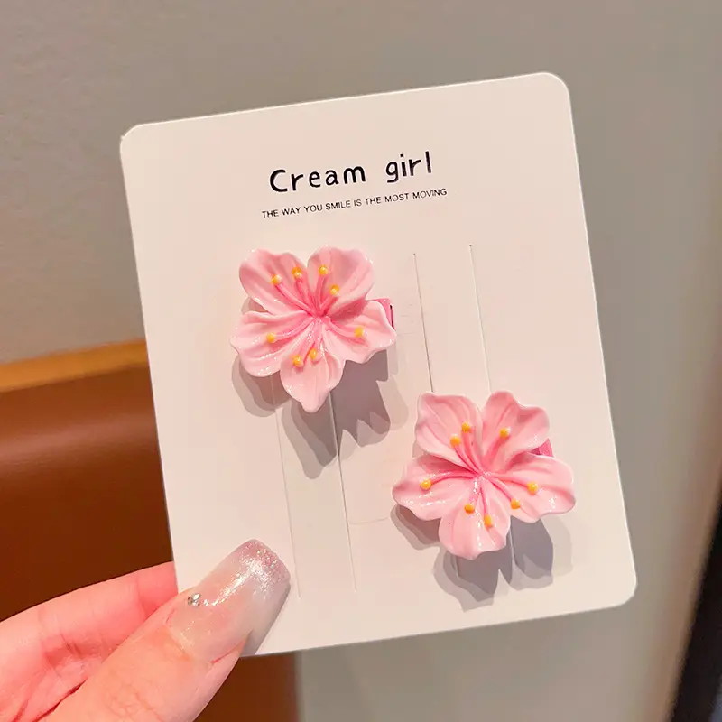 Pink Dopamine Hairpin for Girls Side Duckbill Clip - Image 59
