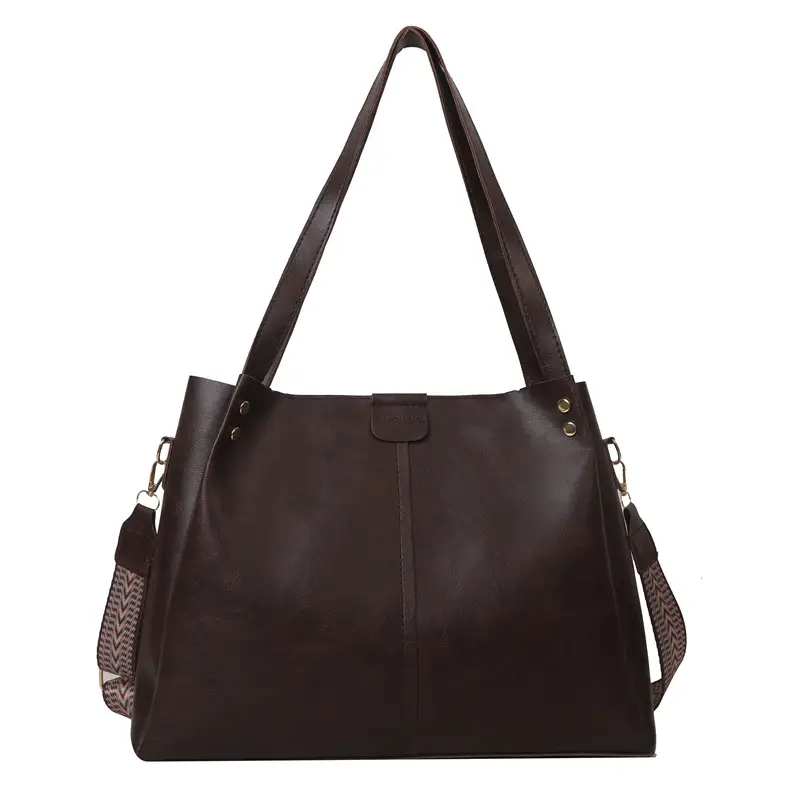 Vintage Brown Shoulder Crossbody Bag for Women - Image 8