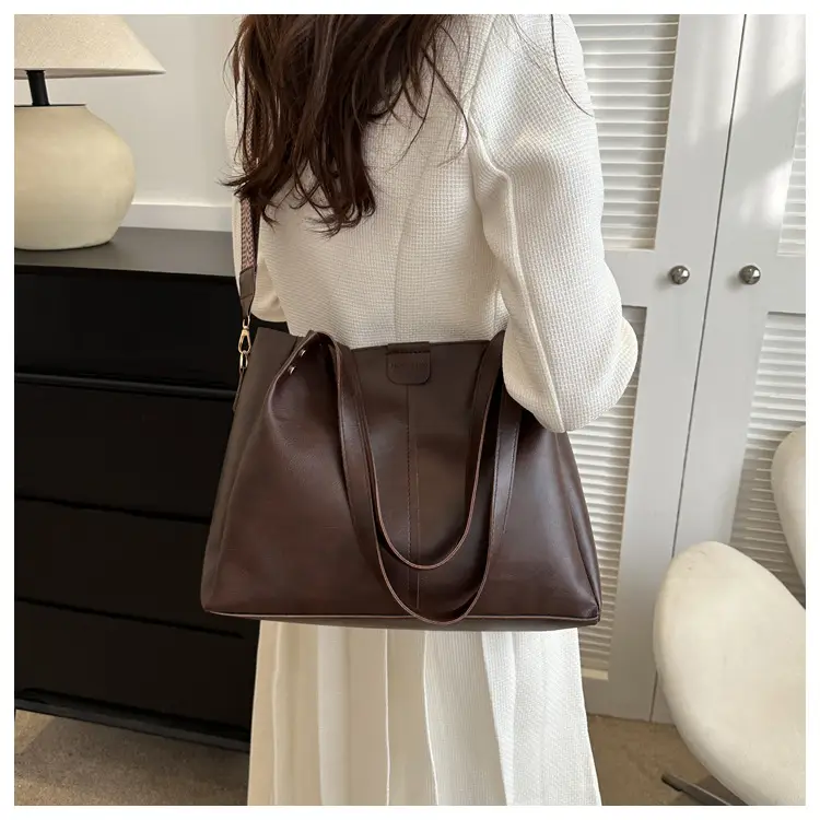 Vintage Brown Shoulder Crossbody Bag for Women — feature 14