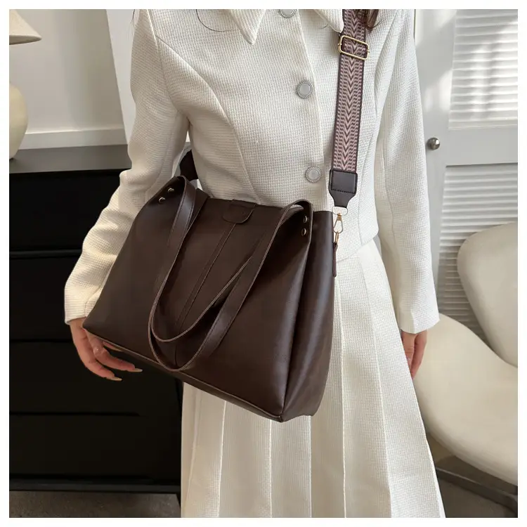 Vintage Brown Shoulder Crossbody Bag for Women — feature 15