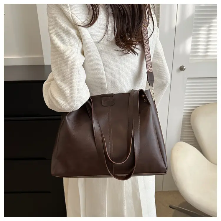 Vintage Brown Shoulder Crossbody Bag for Women — feature 17
