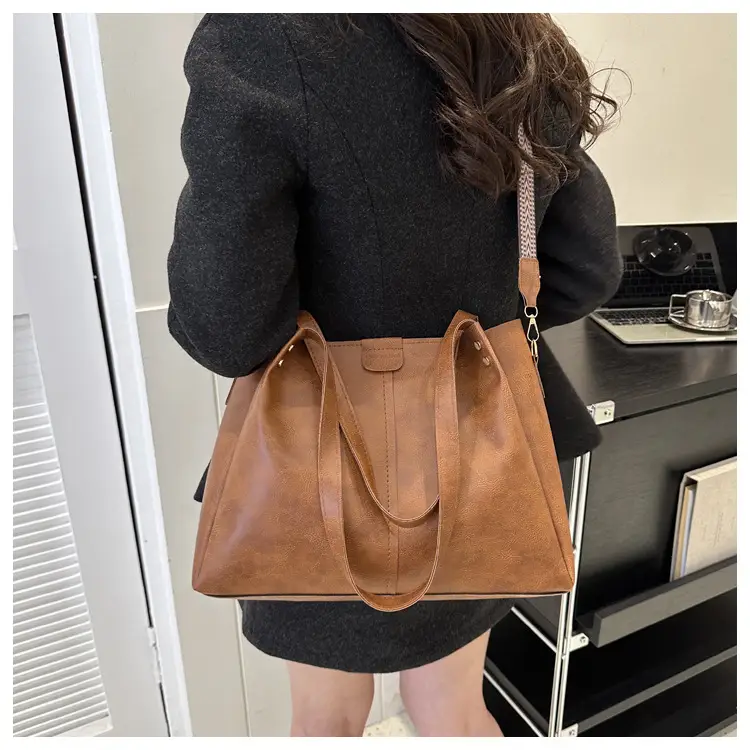 Vintage Brown Shoulder Crossbody Bag for Women — feature 18