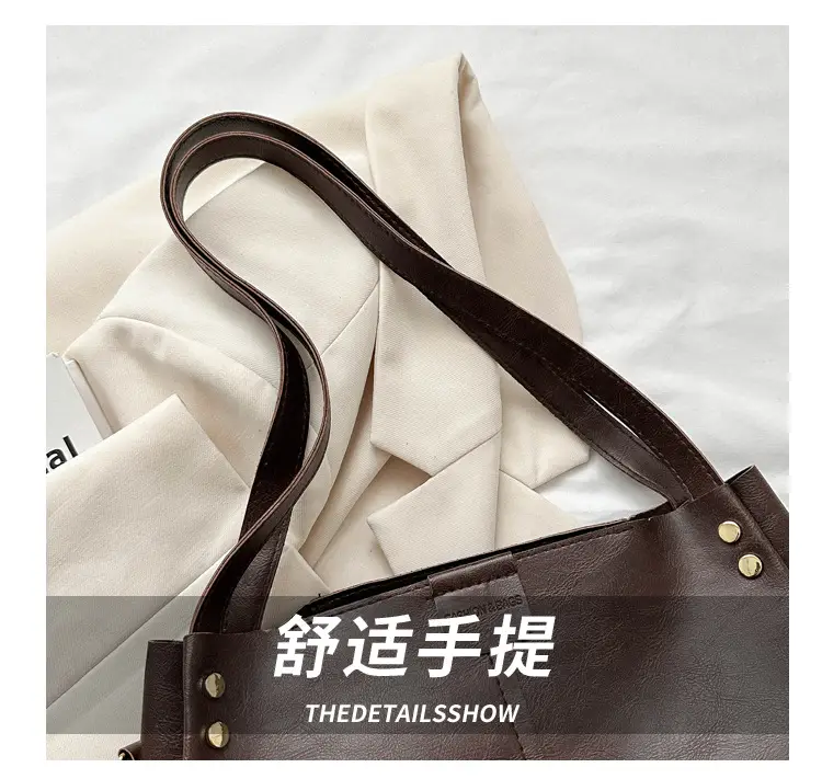 Vintage Brown Shoulder Crossbody Bag for Women — feature 4