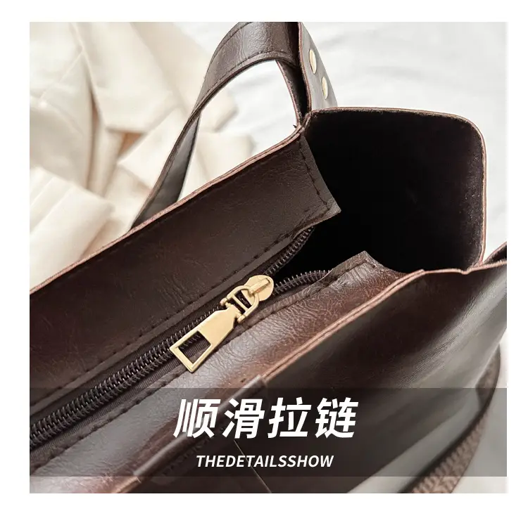 Vintage Brown Shoulder Crossbody Bag for Women — feature 6