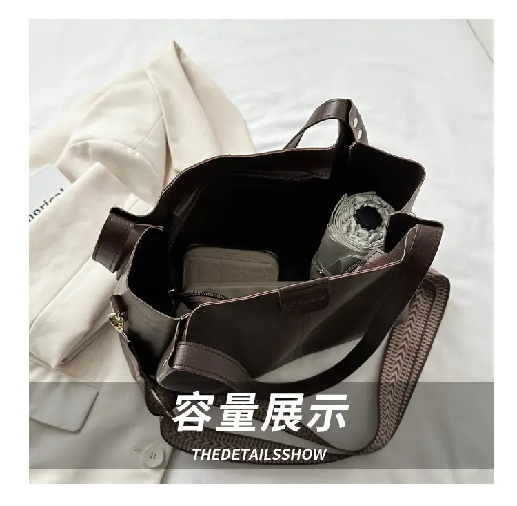 Vintage Brown Shoulder Crossbody Bag for Women — feature 7