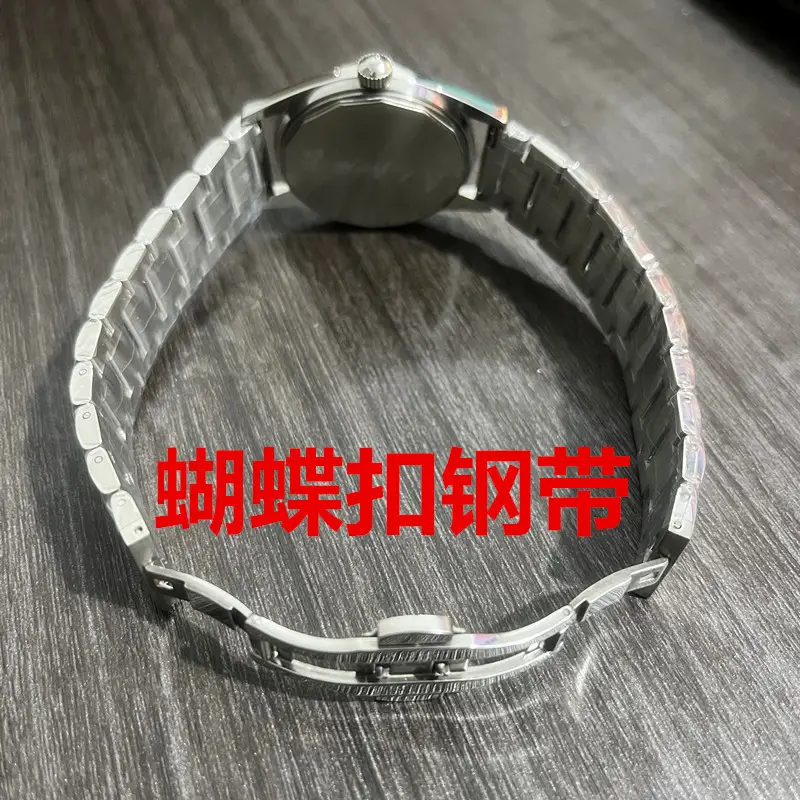 Men Mechanical Watch Butterfly Steel Band Vintage Table Wrist - Image 5