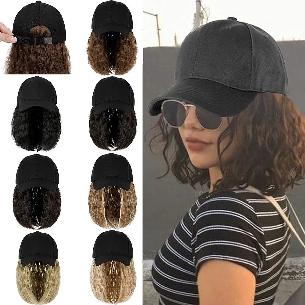 High Temp Silk Sun Proof Beaded Cap Wig - Image 9