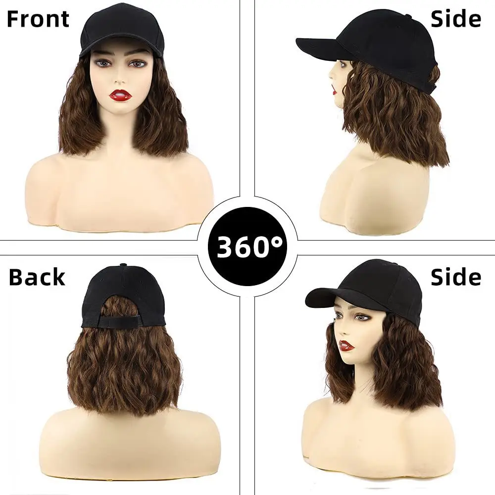 High Temp Silk Sun Proof Beaded Cap Wig - Image 10