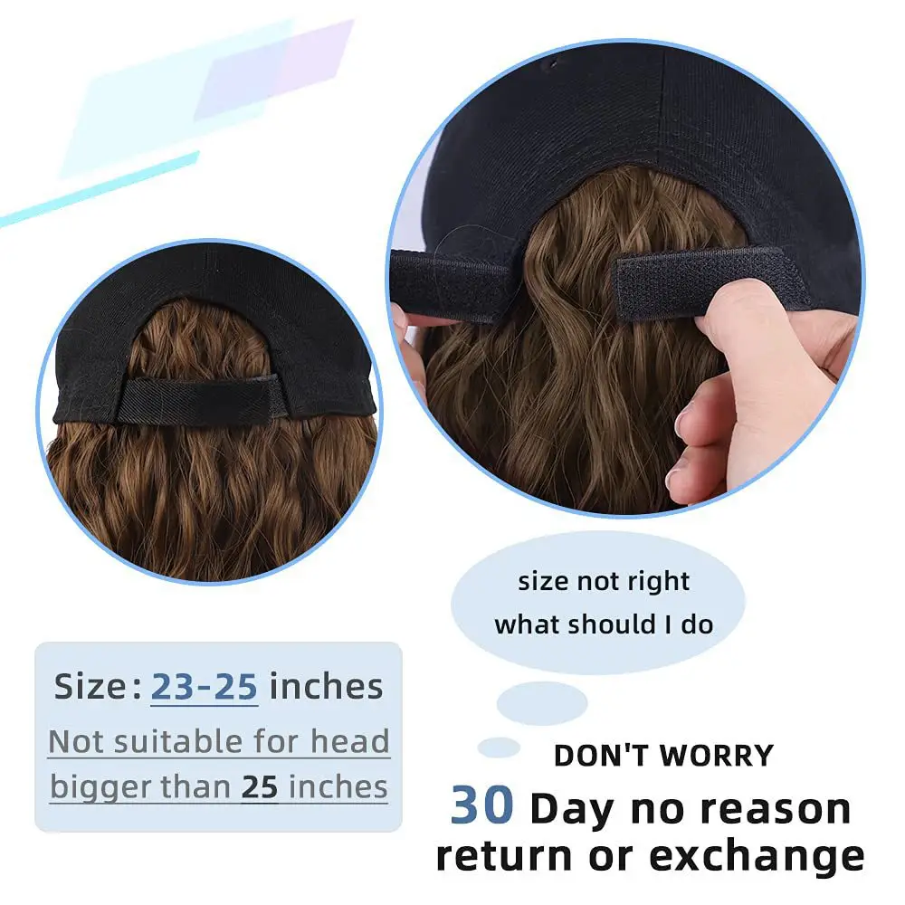 High Temp Silk Sun Proof Beaded Cap Wig - Image 11