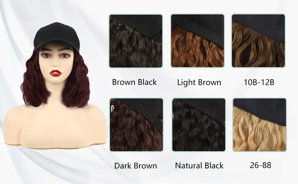 High Temp Silk Sun Proof Beaded Cap Wig — feature 7