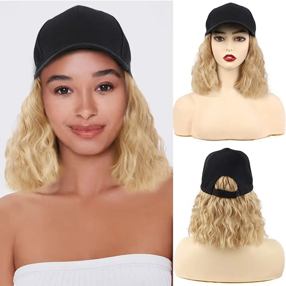 High Temp Silk Sun Proof Beaded Cap Wig - Image 3
