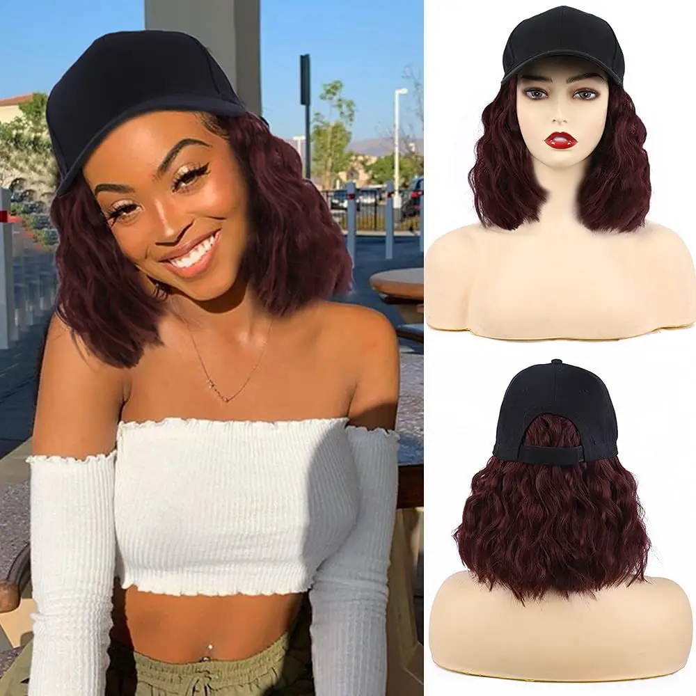High Temp Silk Sun Proof Beaded Cap Wig - Image 5