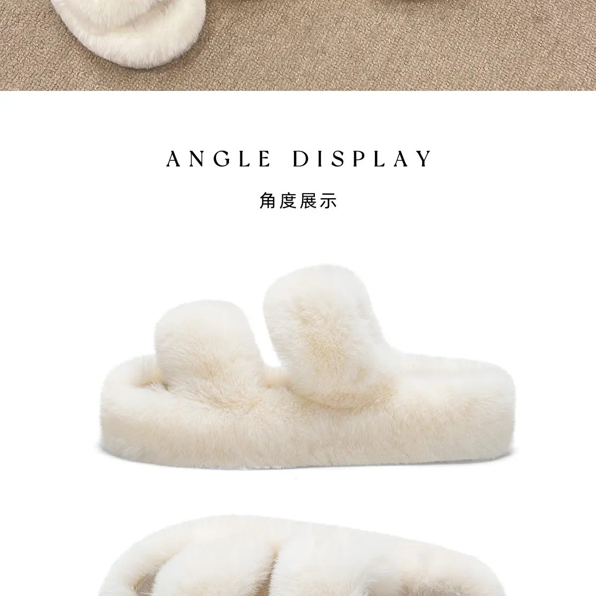 Women Warm Furry Slippers Autumn Winter Indoor Home Wear — feature 21