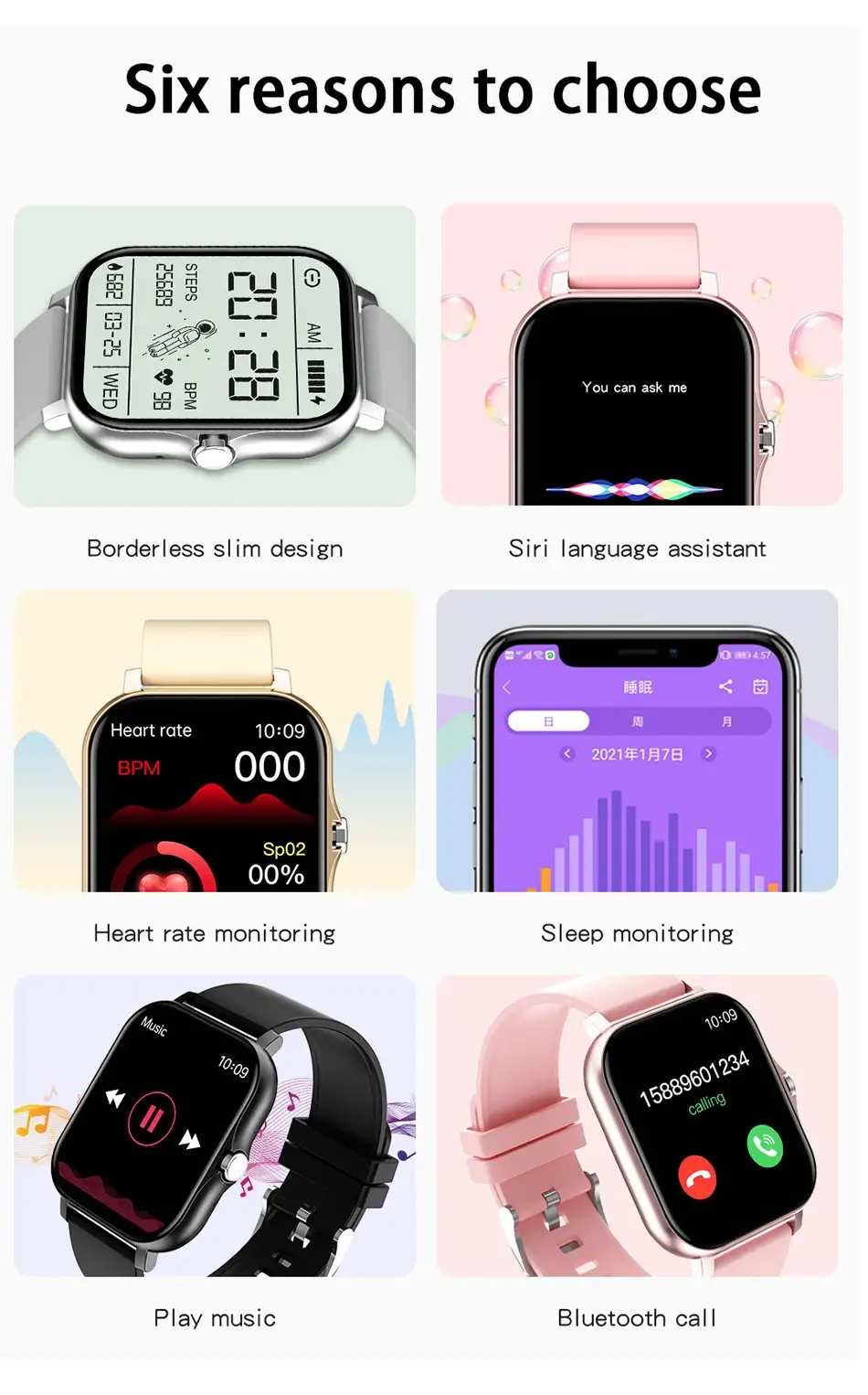 Y13 Smart Watch with Gold Bracelet & Bluetooth Connectivity — feature 10