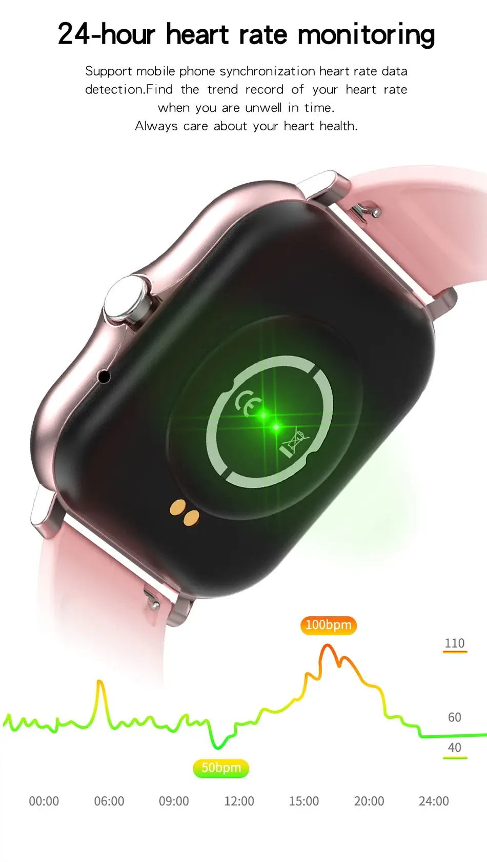 Y13 Smart Watch with Gold Bracelet & Bluetooth Connectivity — feature 14