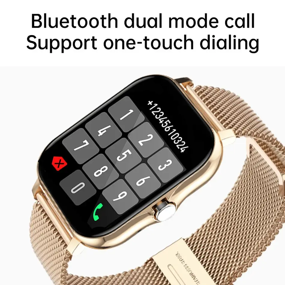 Y13 Smart Watch with Gold Bracelet & Bluetooth Connectivity — feature 15