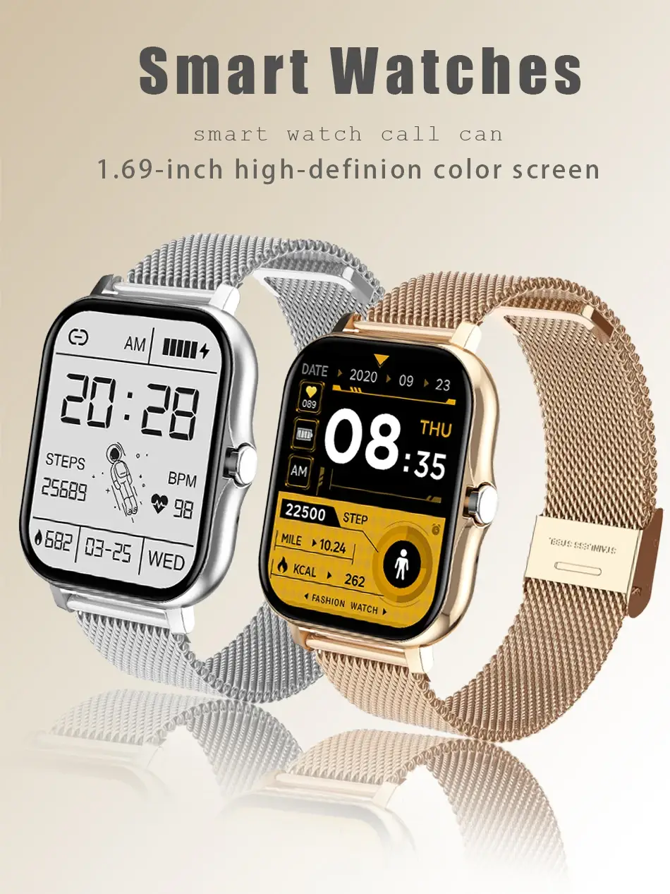 Y13 Smart Watch with Gold Bracelet & Bluetooth Connectivity — feature 9