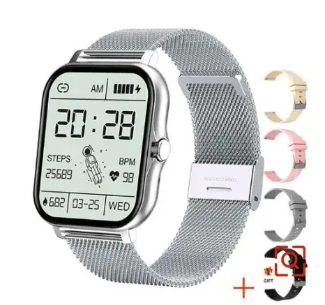 Y13 Smart Watch with Gold Bracelet & Bluetooth Connectivity - Image 14