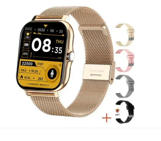 Y13 Smart Watch with Gold Bracelet & Bluetooth Connectivity - Image 15