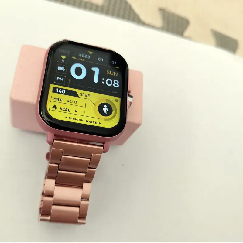 Y13 Smart Watch with Gold Bracelet & Bluetooth Connectivity - Image 18