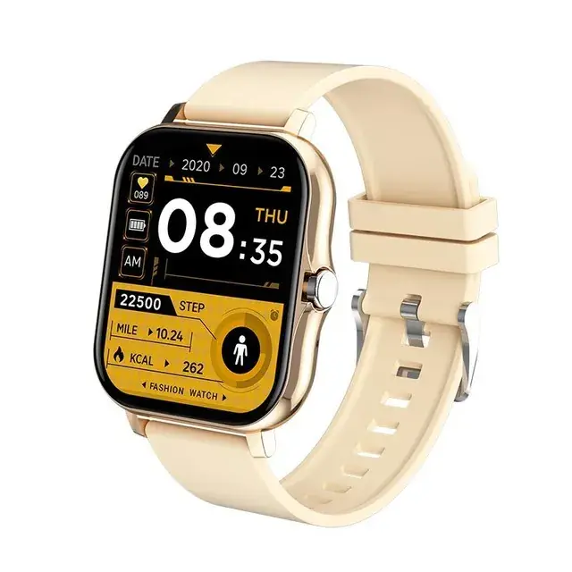 Y13 Smart Watch with Gold Bracelet & Bluetooth Connectivity - Image 3