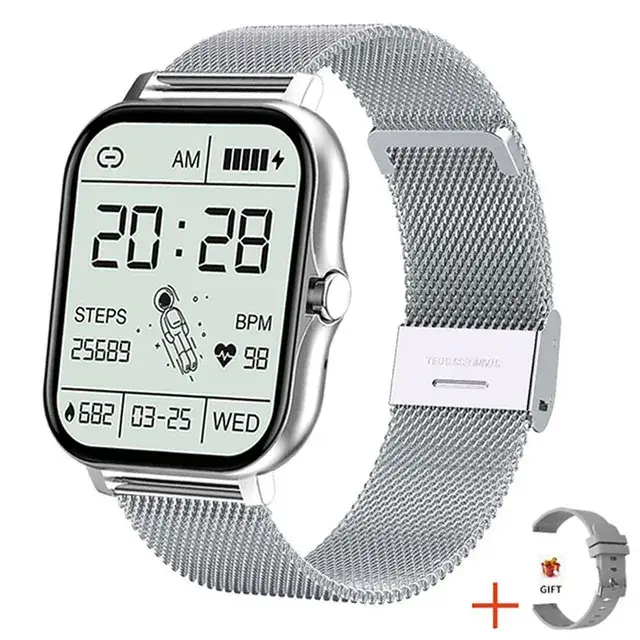 Y13 Smart Watch with Gold Bracelet & Bluetooth Connectivity - Image 8