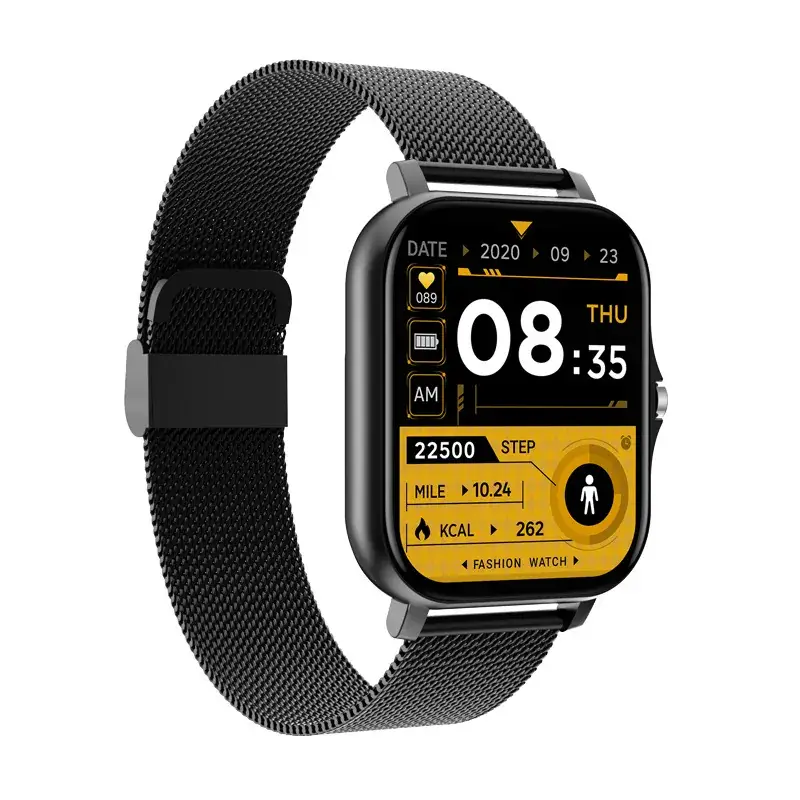 Y13 Smart Watch with Gold Bracelet & Bluetooth Connectivity - Image 9
