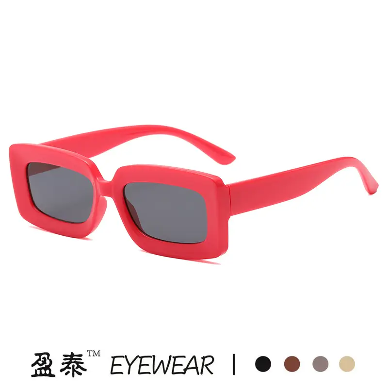 Green Retro Square Sunglasses for Women - Image 13