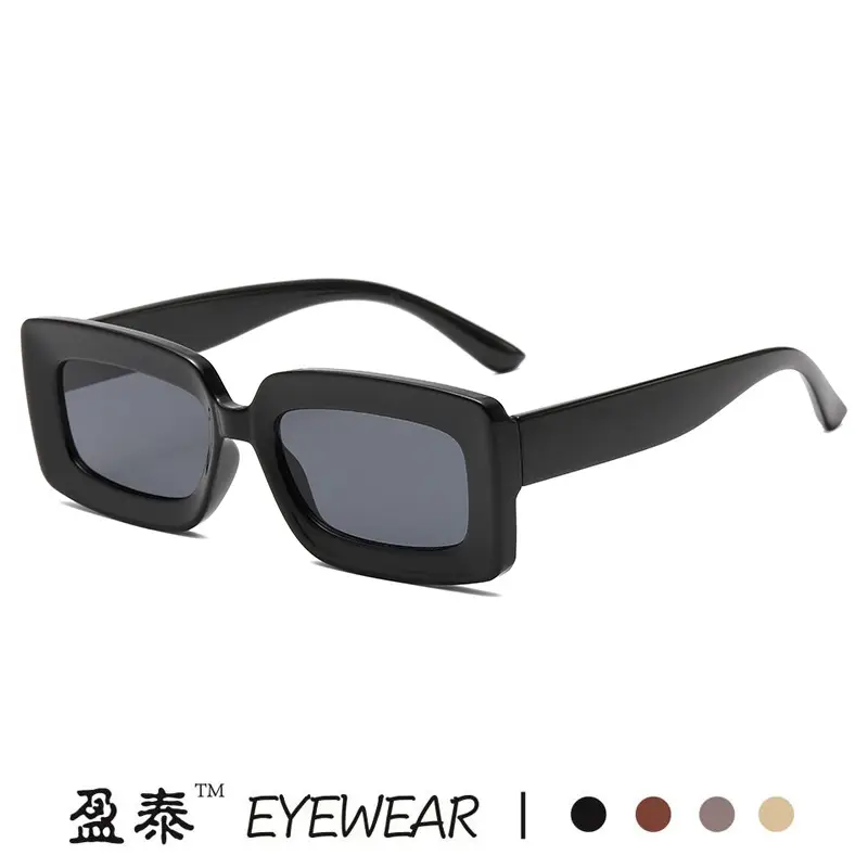 Green Retro Square Sunglasses for Women - Image 14