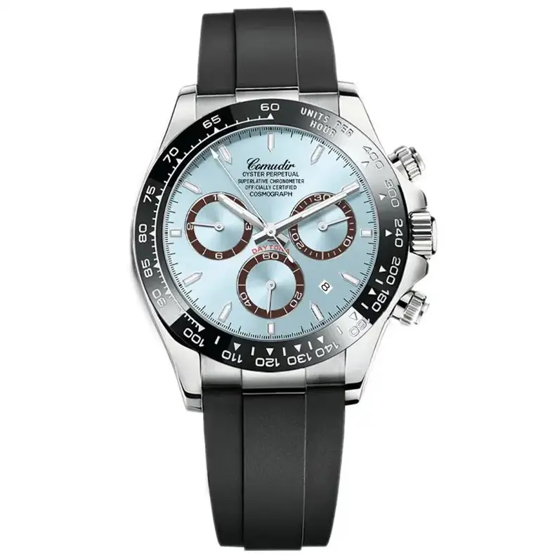 Ditong takes Jindi Yu Wenle hollow fake mechanical watch men's calendar waterproof watch trembles fast hand a generation of hair