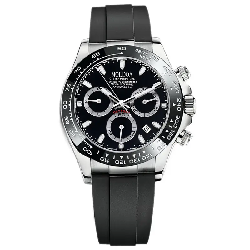 Ditong takes Jindi Yu Wenle hollow fake mechanical watch men's calendar waterproof watch trembles fast hand a generation of hair