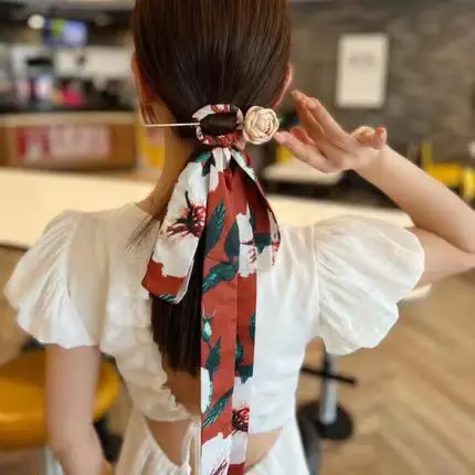 Thousand-character Hairpin Ribbon Tie Hair Band Back Pressure Simple Ancient Style Female Bow Modern Hanfu Headdress Updo Hairpin - Image 10