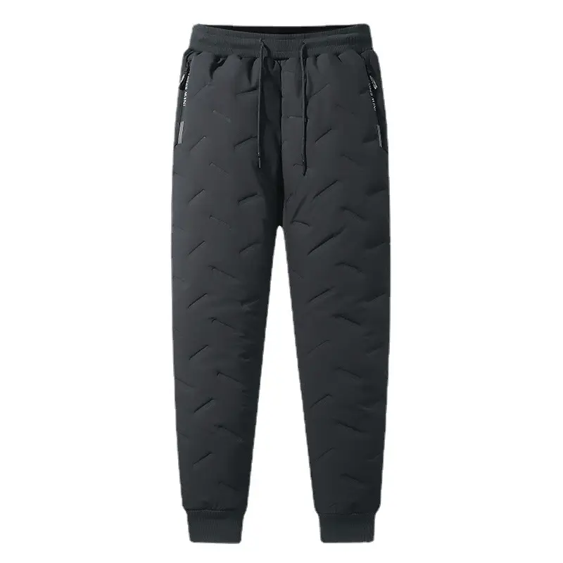 Warm Cotton Pants Plus Size Loose Fleece Lined - Image 9