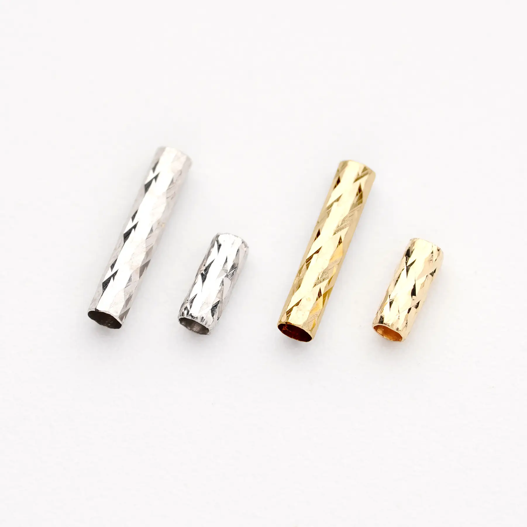 18K Gold Braided Tube Accessories Set - Image 7