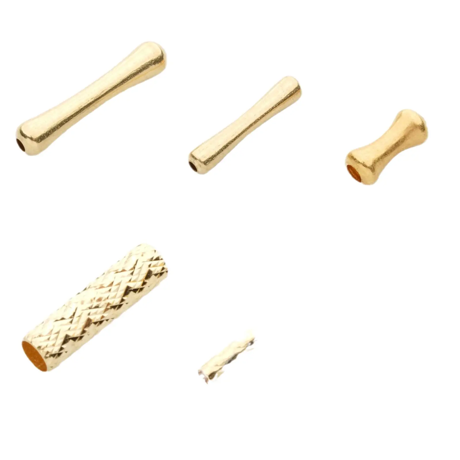 18K Gold Braided Tube Accessories Set - Image 10