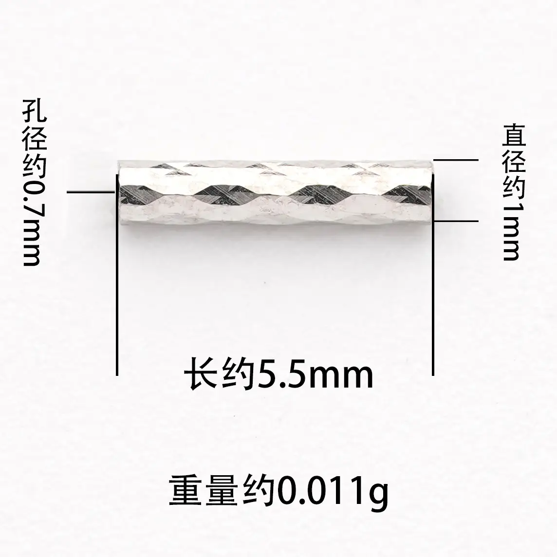 18K Gold Braided Tube Accessories Set - Image 4