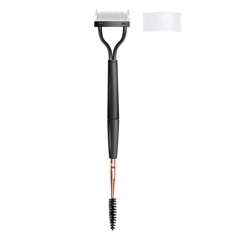 Foldable black double comb