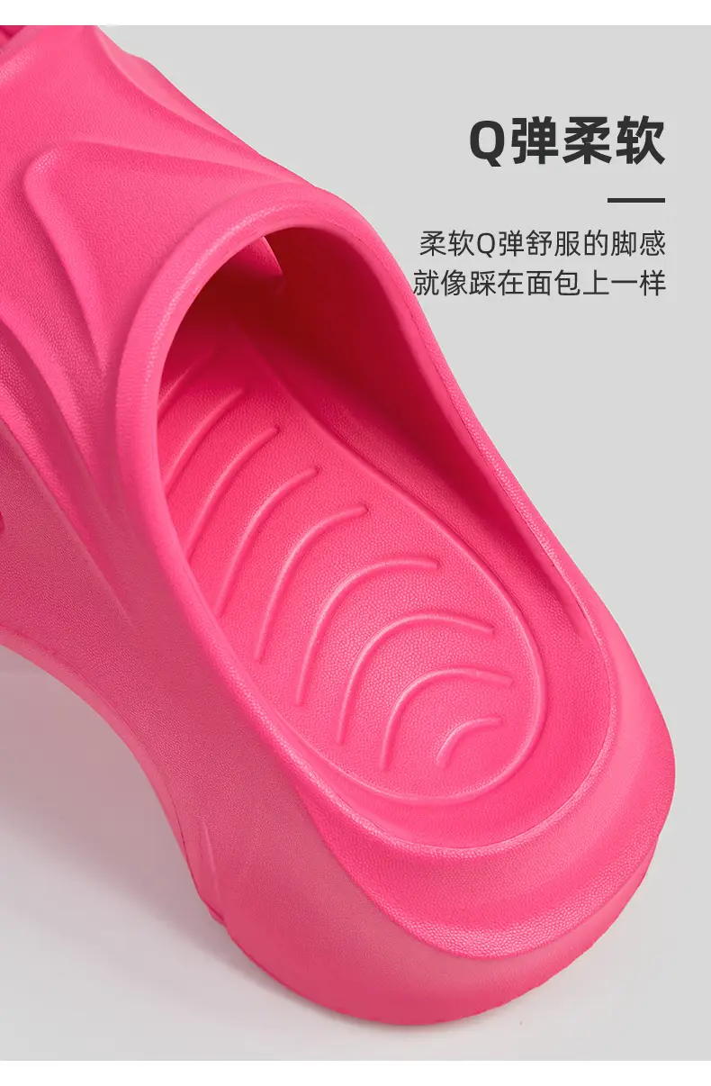Women's Black Thick Sandals 2023 Summer Outdoor — feature 10