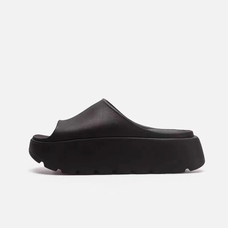 Women's Black Thick Sandals 2023 Summer Outdoor