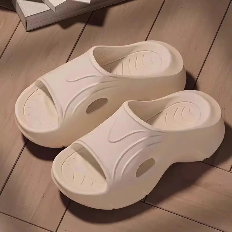 Women's Black Thick Sandals 2023 Summer Outdoor