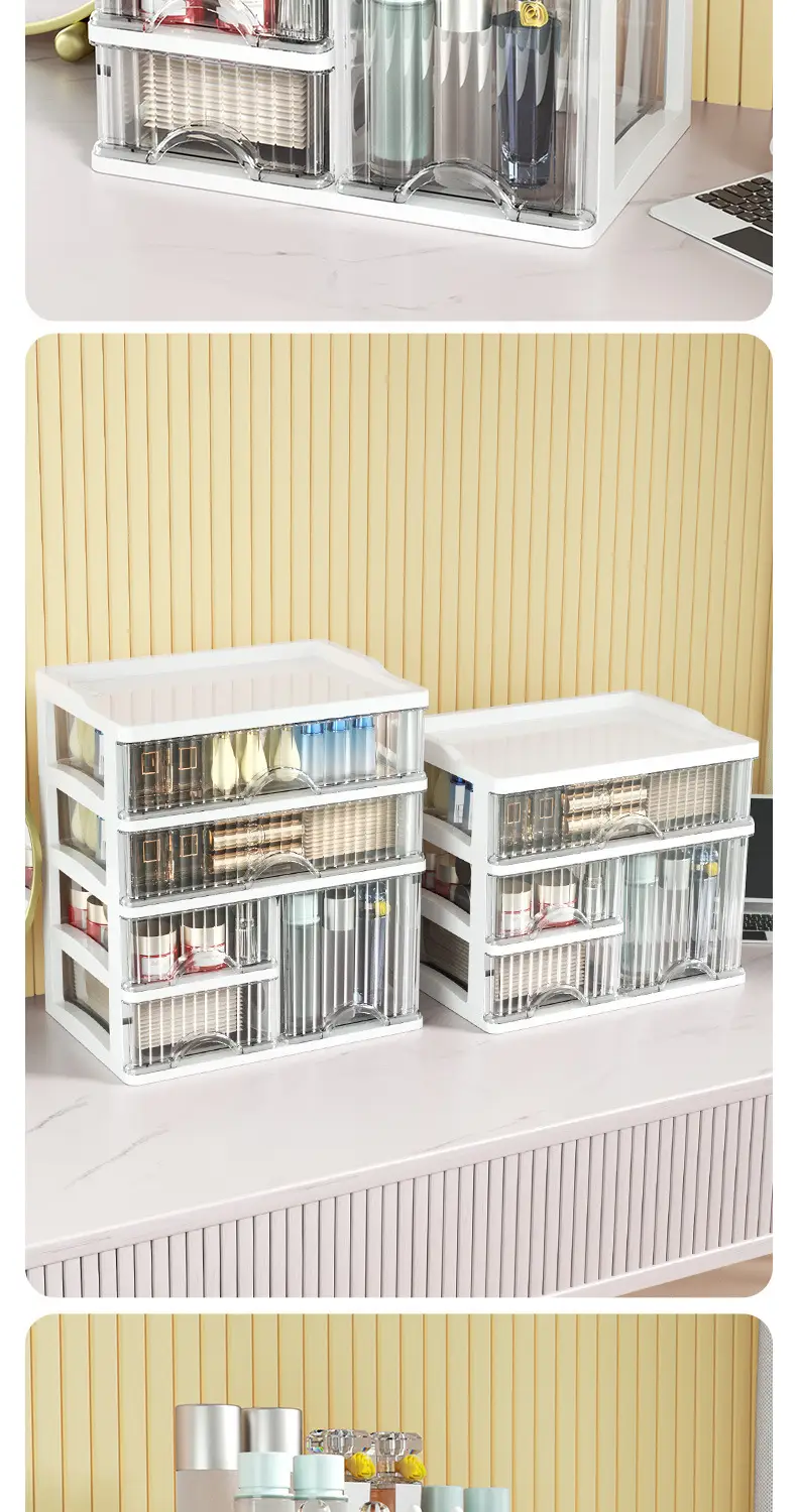 White 4-Tier Makeup & Cosmetics Storage Rack — feature 18