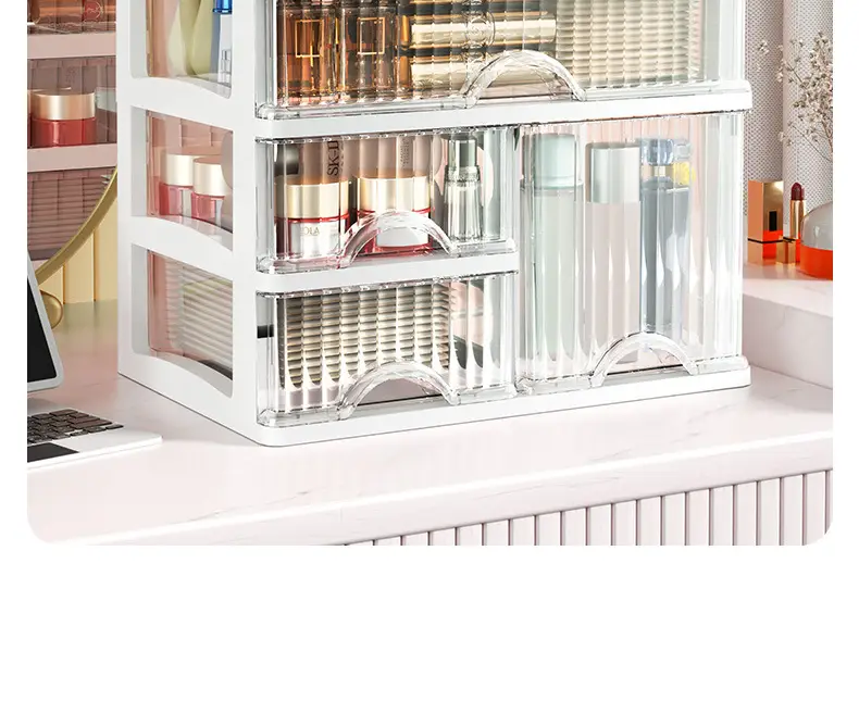 White 4-Tier Makeup & Cosmetics Storage Rack — feature 20